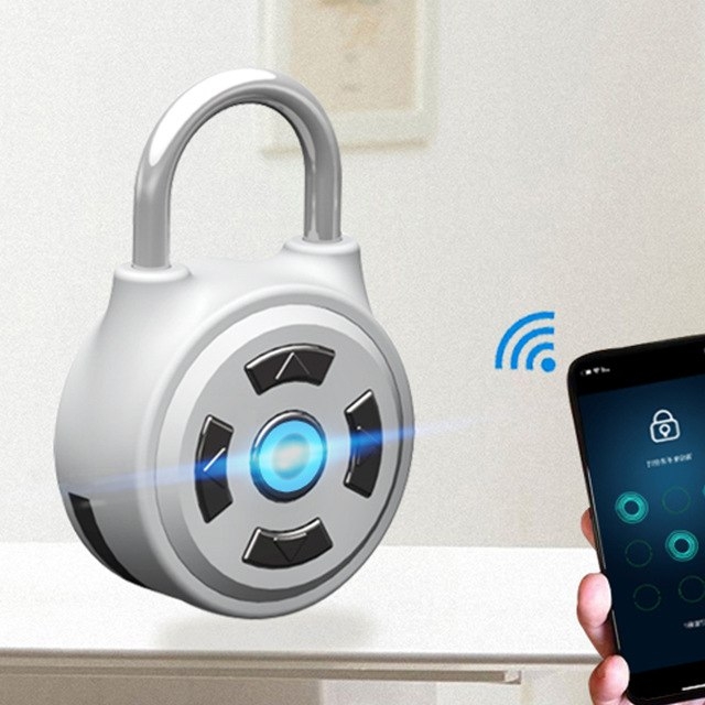 Dagaanbieding - Smart Bluetooth Hangslot, met app voor iOS en Android dagelijkse koopjes